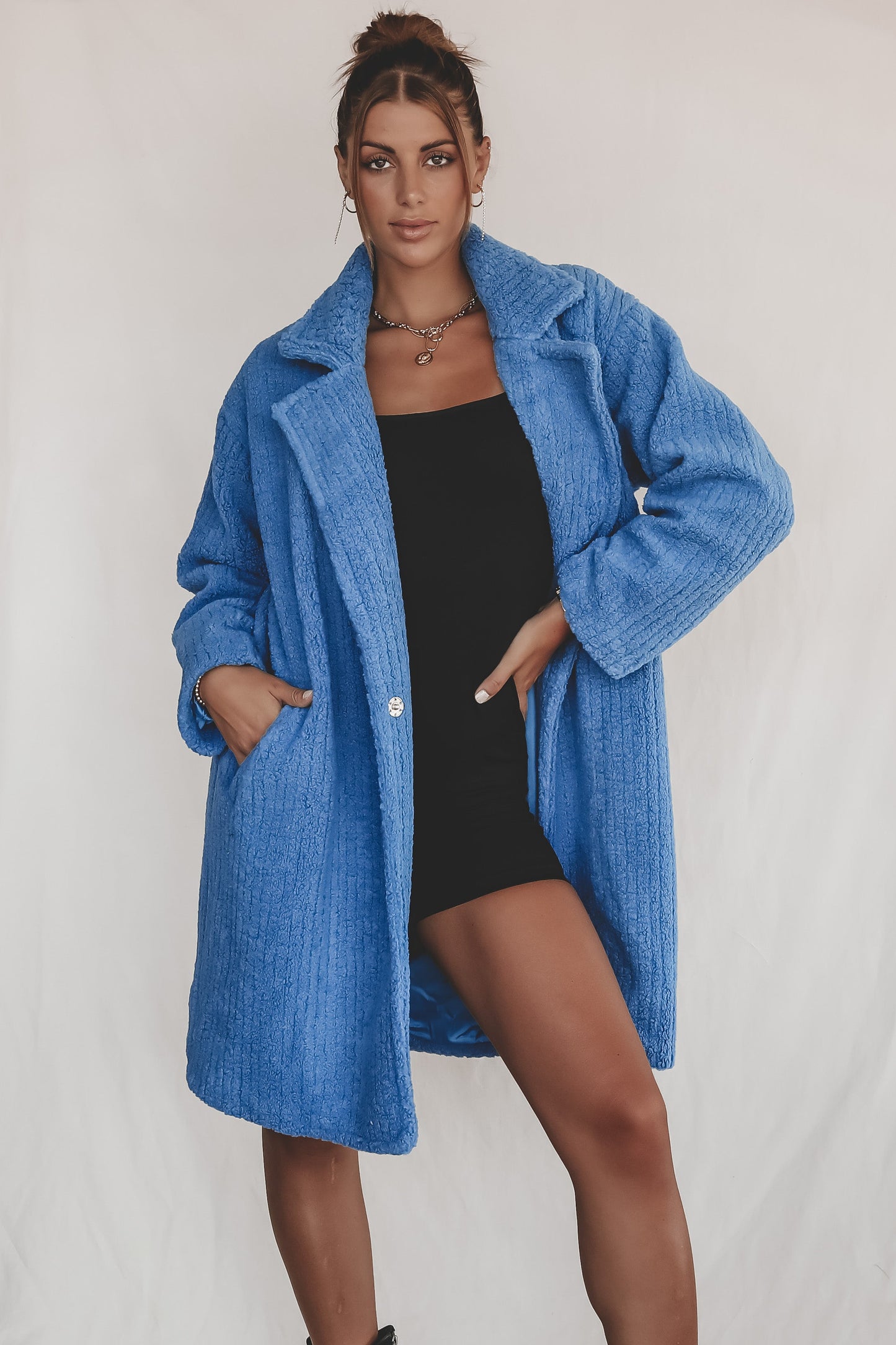 Cold But Cute Cobalt Coat