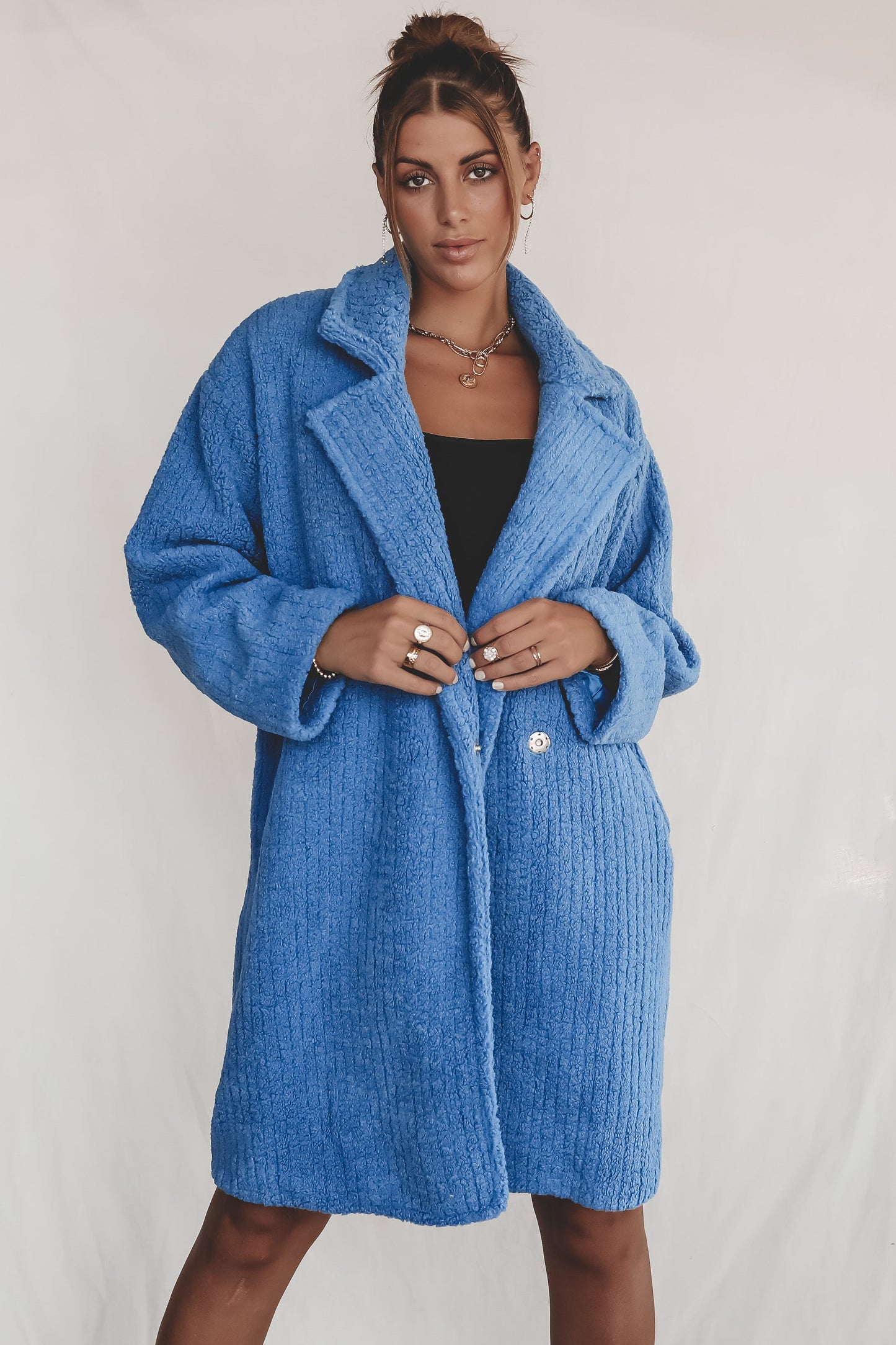 Cold But Cute Cobalt Coat