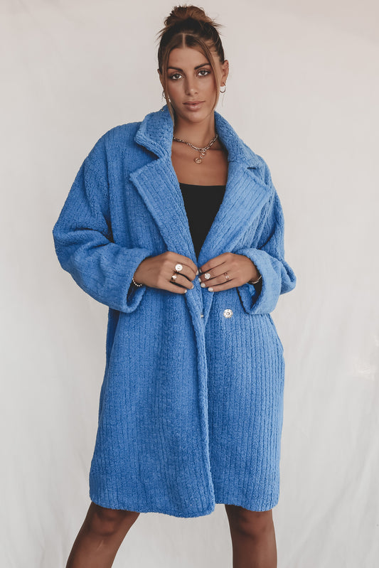 Cold But Cute Cobalt Coat